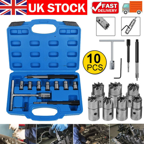 10pc injector seat cutter - 10pc,