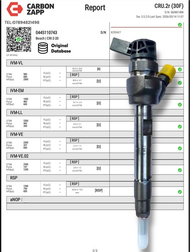 Bosch fuel injector - bosch,